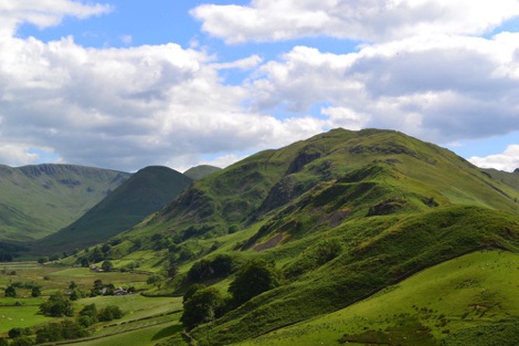 Summer mountains in the Lake District